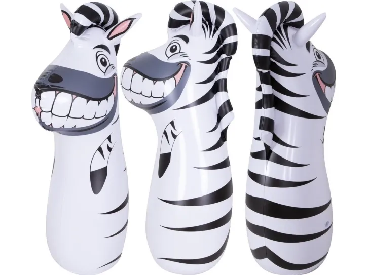 JiLong WOREK BOKSERSKI Dmuchany ANIMAL 53089 ZEBRA
