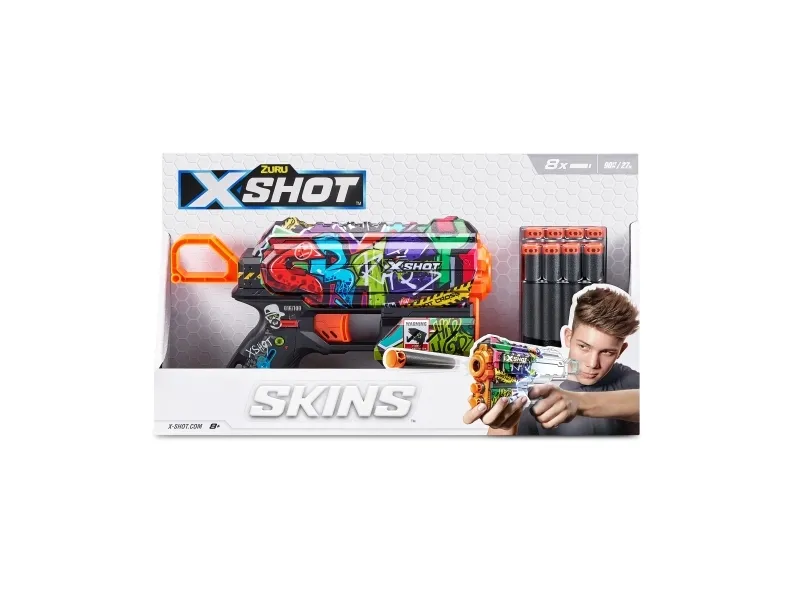 XShot leketøysgevær Skins Flux, assort., 36516
