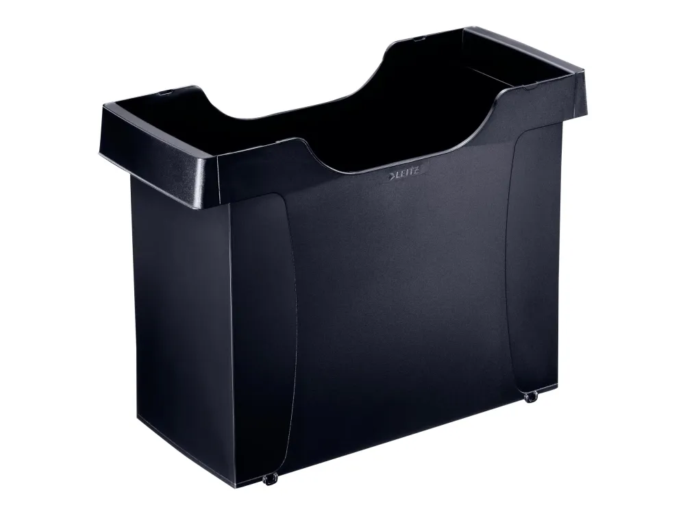 Leitz Plus - Hengefilboks - for A4 (210 x 297 mm) - kapasitet: 20 filer - svart