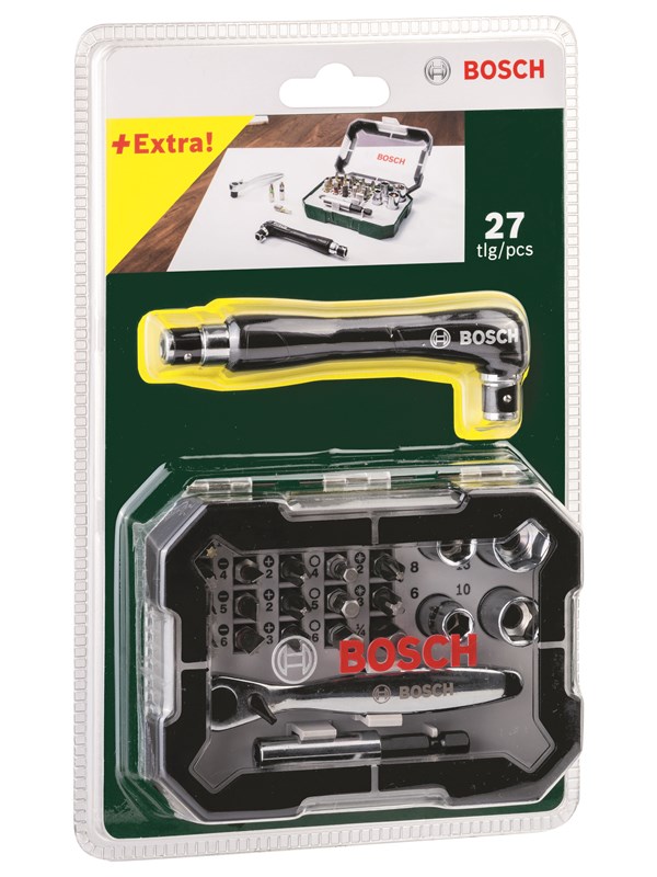 Bosch bit and socket set 28 pieces pl