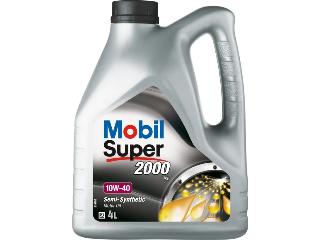 Mobil Super 2000 X1 10W40 semisyntetisk olie, 4 L