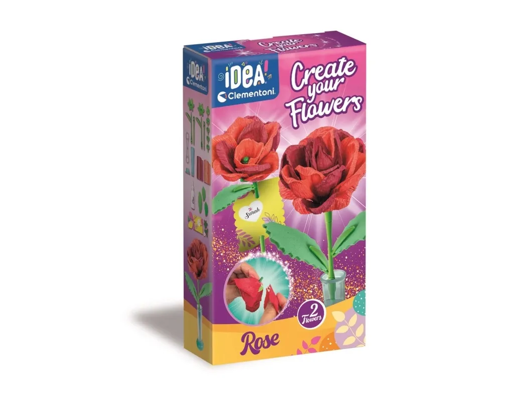 Clementoni Žaislai CLE IDEA Mini Flower Factory Rose 18178 18168