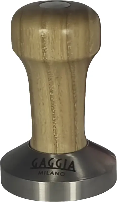 Gaggia tamper med trehåndtak i asketre, 58 mm
