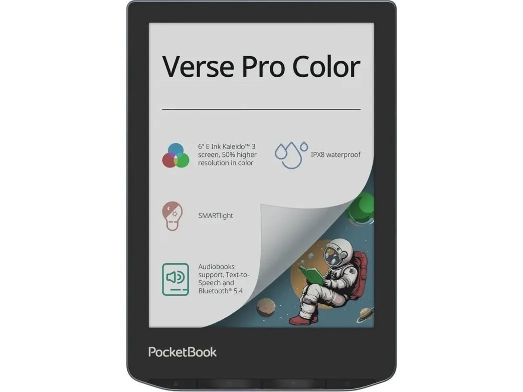 PocketBook Verse Pro Color DACH-utgave blå (PB634K3-1-WW-B)
