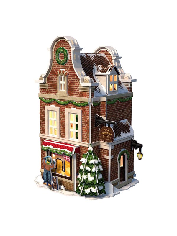 Cubic Fun 3D Puzzle Cheese Shop with LED Lighting 3D Puslespill