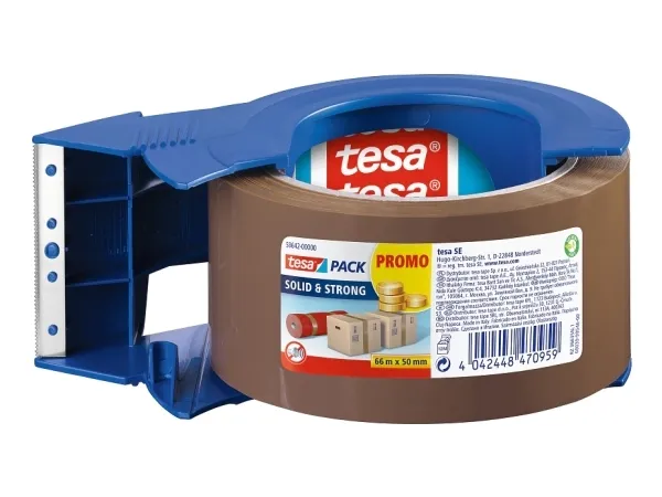 TESA 58642-00000-00, Brun, Emballasje/nedpakking, Polypropylen (PP), 66 m, 50 mm, 1 stykker
