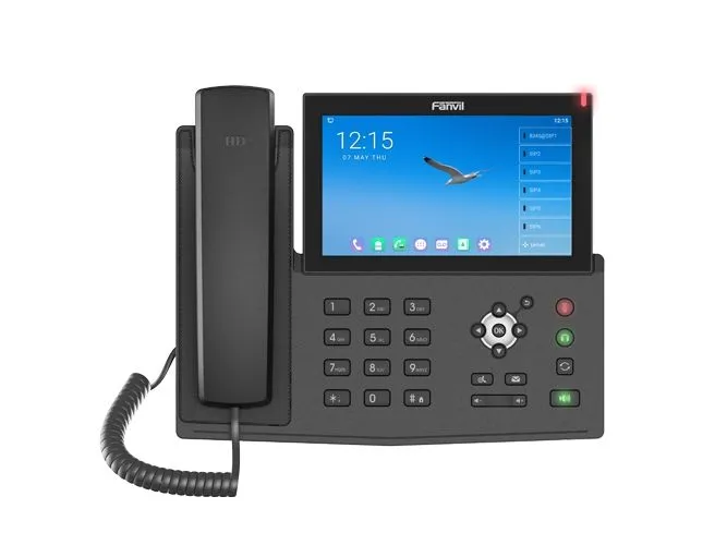 Fanvil X7A, IP-telefon, Svart, Kablet håndsett, Android, 20 linjer, 2000 oppføringer