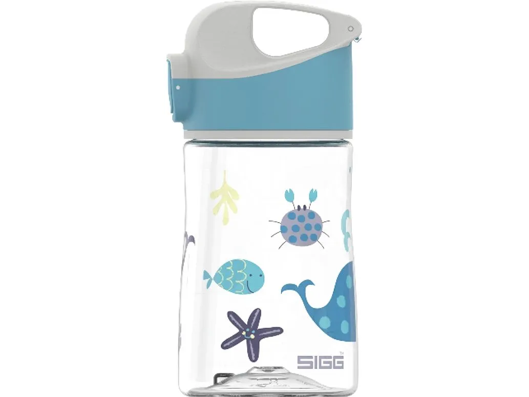 SIGG Miracle Ocean Friend, 350 ml, Daglig bruk, Blå, Grå, Gjennomsiktig, Tritan, Gutt/Jente, Mønster