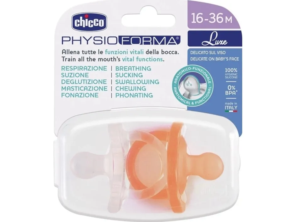 Chicco 172009 SM.PHYSIO LUXE 16-36 oransje 2 stk