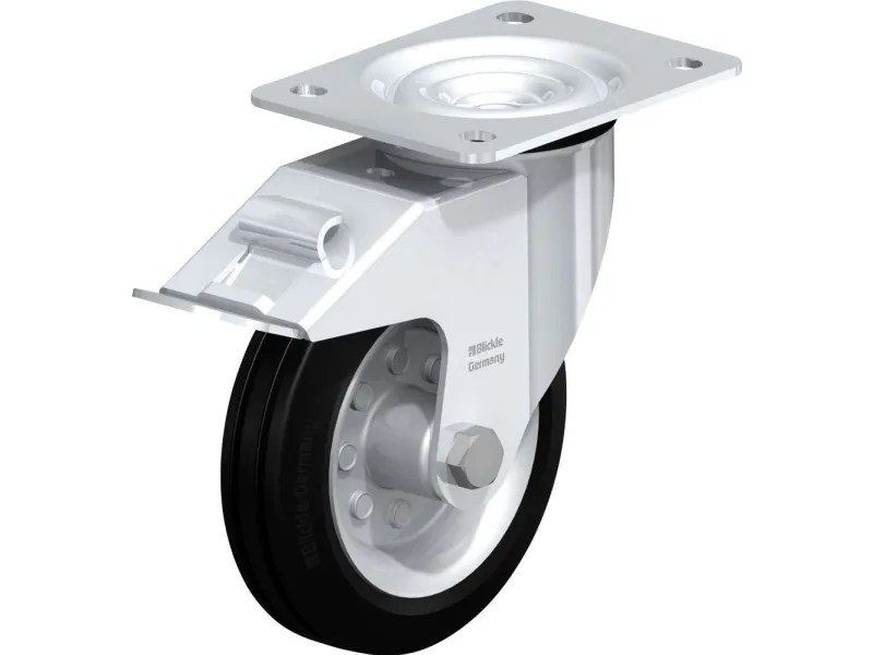 Blickle styrehjul 532127 LE-VE 150R-FI med bremse (150 mm) 135 kg