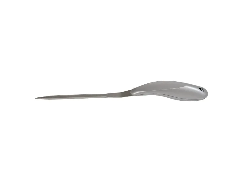 Papirkniv, ALBA Oulcut, ABS-plast, Metal, HxBxL: 2.3 x 2.7 x 24 cm, grå