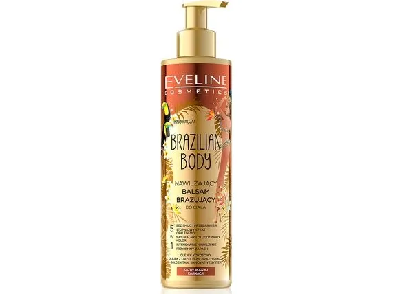EVELINE_Brazilian Body fuktighetsgivende bronzing body lotion 5in1 for alle hudtoner 200ml