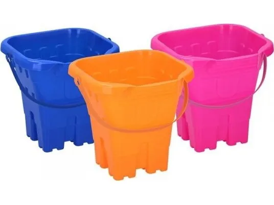 Eddy Toys bøtte til sandborg 20 cm (rosa) - 1418009