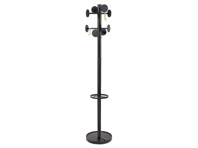 Alba PMSTAN3 N, Gulvstående, Stål, 8 kroker, Sort, Plast, 5 kg