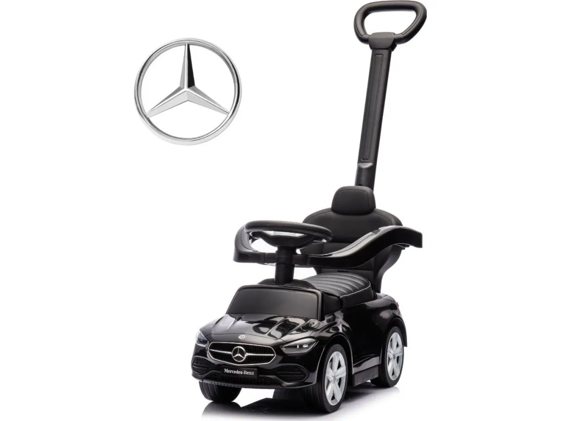 Milly Mally kjøretøy med håndtak MERCEDES C-Class Deluxe Black