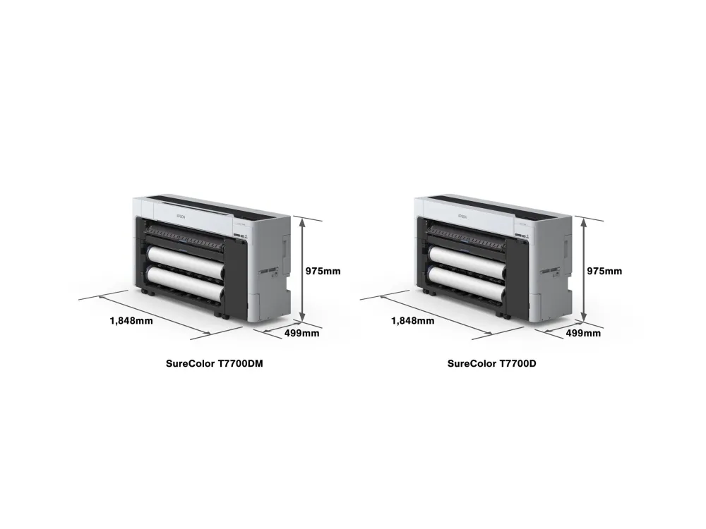 Epson SureColor T7700DM - 44 multifunksjonsskriver - farge - ink-jet - Rull (111,8 cm) (medie) - USB 2.0, Gigabit LAN, Wi-Fi(ac), NFC