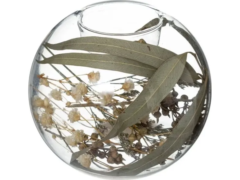 Atmosphera lysestake, små blomster i glass, 2-i-1