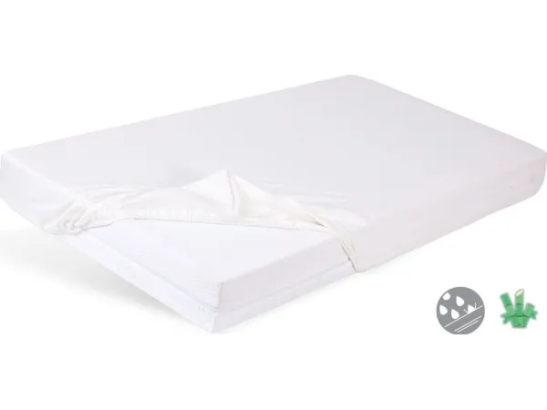 Matex vanntett laken/betræk i bambus 140x70 cm, hvit