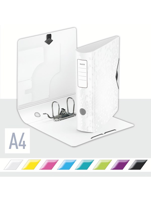 Leitz Brevordner  Active PP WOW A4/80mm Hvit
