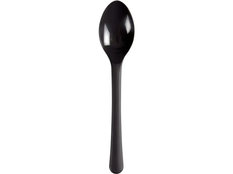 Teskje, ABENA Gastro, 14 cm, kullgrå, PP, til flergangsbruk - (20 pakker x 100 stk. per kartong)