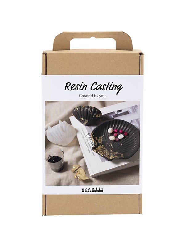 Creativ Company Craft Kit Resin Casting Mussel - Black/Gold