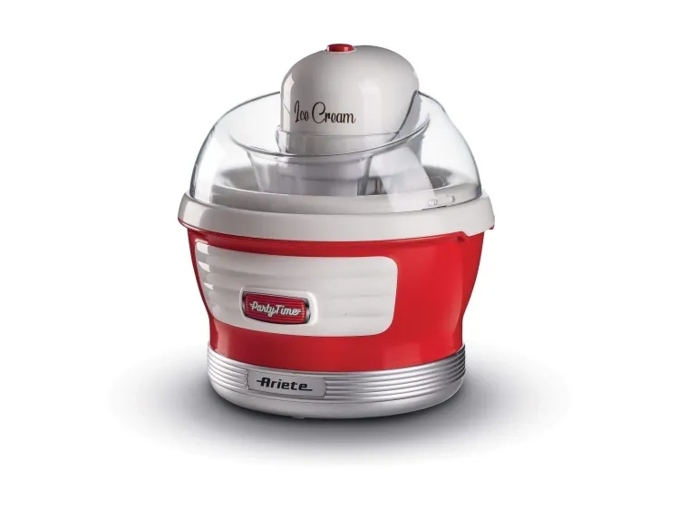 Ariete 0643/00, Tradisjonell iskremmaskin, 1,5 l, 1 boller, Rød, 30 min, 24 timer