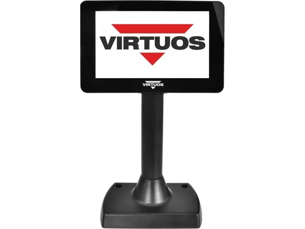 Virtuos 7 farge kundedisplay Virtuos SD700F, USB, svart