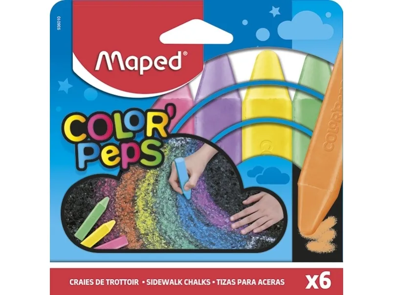 Maped 936010, 4 år, Plast, Flerfarget, 6 stykker