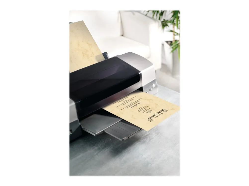Sigel Design Paper DP372 - Beige - A4 (210 x 297 mm) - 90 g/m² - 100 ark marmorert papir