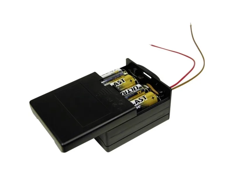 MPD BK-6049 Batteriboks 8 R6 (AA) Kabel (L x B x H) 71,8 x 65,28 x 37,08 mm
