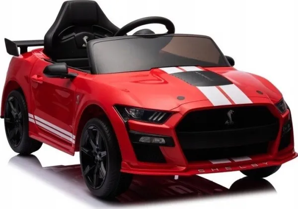 Lean Cars Lean Toys Elbil til barn Ford Mustang GT500 Shelby, Rød farge