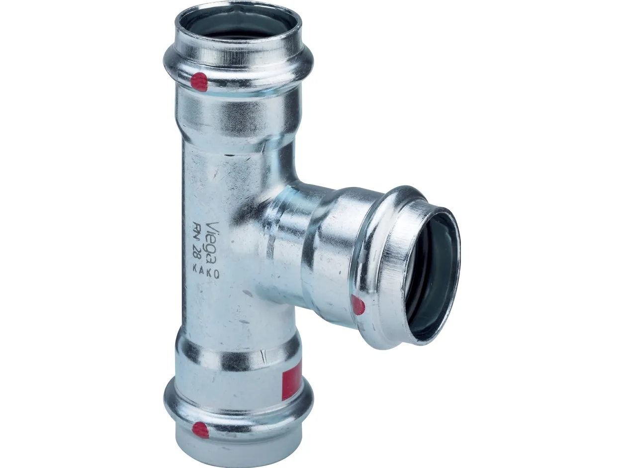 Viega Tee med SC-CONTUR PRESTABO 54x35x54mm - 558833