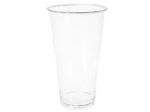Plastglas 50 cl Bioware H164 mm Ø95 mm Bionedbrydelig PLA Klar,50 stk/ps - (50 stk.)