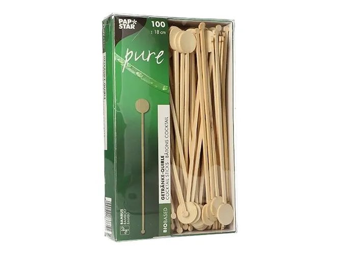 Papstar 88232, Tre, Naturlig, 18 cm, 100 stykker