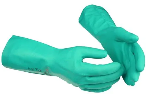 Hansker AlphaTec® Solvex 37-675 str 7 med velour, nitril 0,38 mm grønn, 12 pk x 12 par/krt