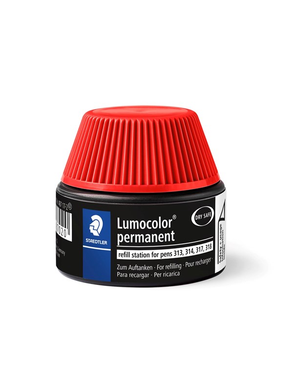 Staedtler Refill ink Lumocolor permanent Red 4 pcs.