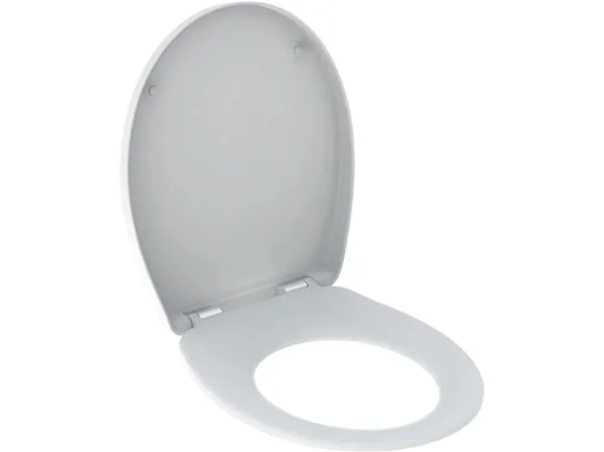 Geberit Bastia toiletsæde m/låg soft close duroplast blank