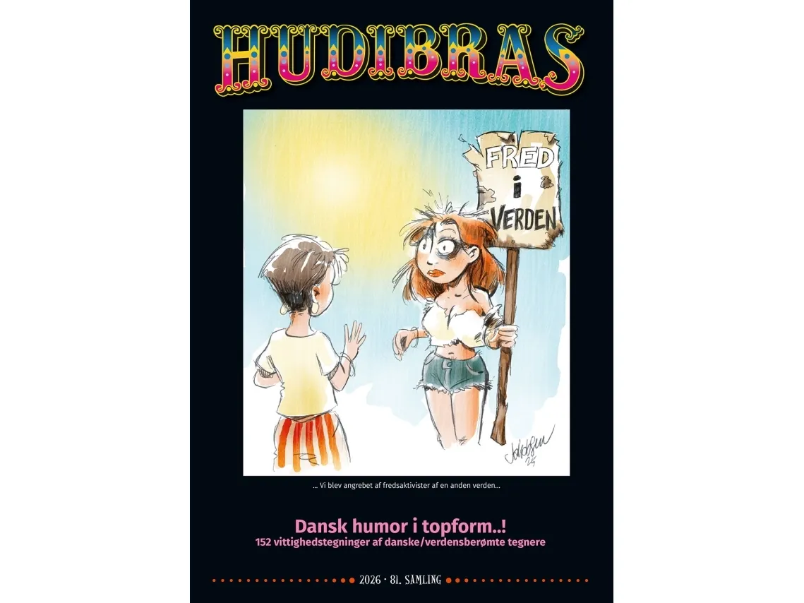 Hudibras 2026 | René Bindslev · Bob · Marsfeldt · Iber · Aabech · Lars Jakobsen · Jan Lysdahl · Qvist | Språk: Dansk