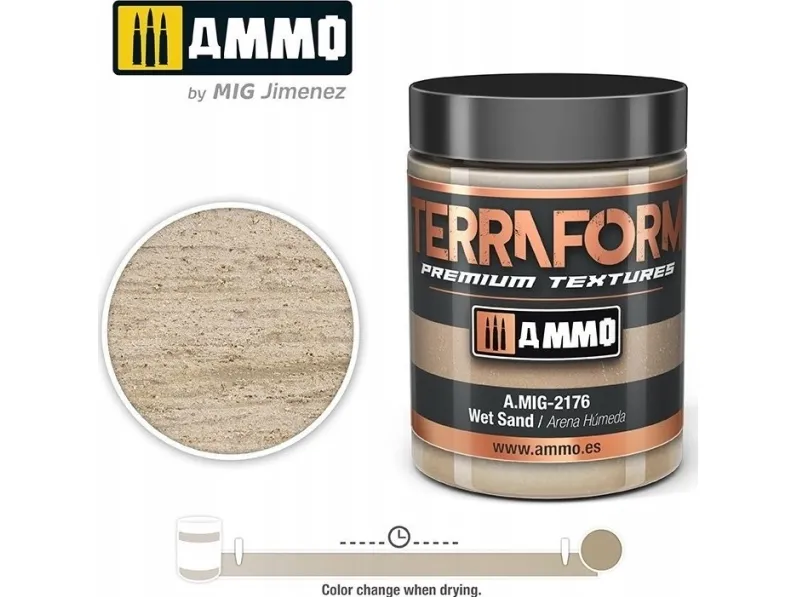 Vallejo Ammo: Terraform Premium Textures - Wet Sand