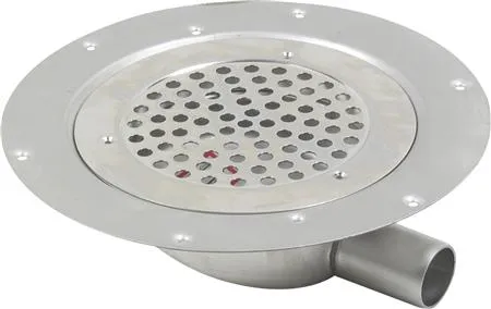 Blücher 32 mm afløbsskål til vinyl, uden studs, vandret
