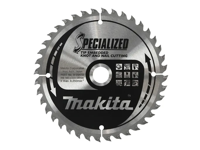 Sirkelsagblad for tre B-09503 (innfelt skjærekant)
