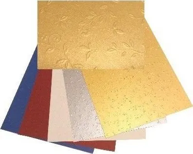 Papppreget ornament 220g 25x35cm 5 ark MIX