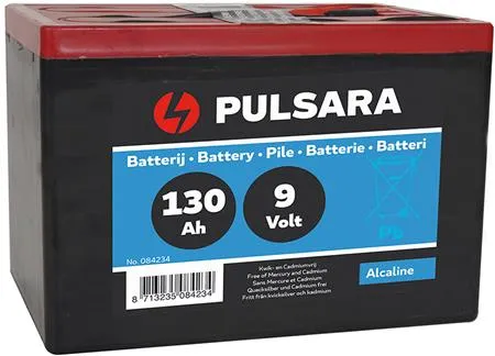 El-Hegnsbatteri alkaline 9V 130Ah