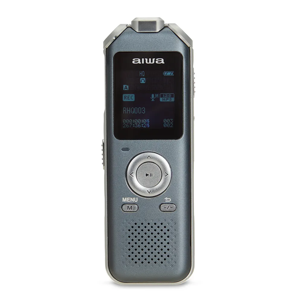 AIWA Digital Voice Recorder 16 GB grå DVR-M700 DVR-M700 (8435256810998)