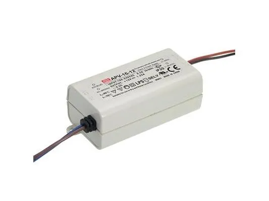 MEAN WELL APV-16-15, 16 W, IP20, 90 - 264 V, 1 A, 15 V, 40 mm