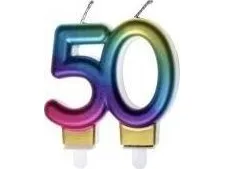 Bursdagslys 50 farger