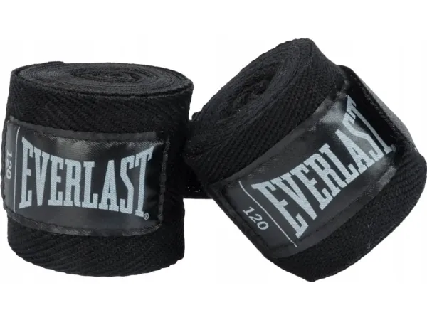 Everlast Wraps Tapes Boksebandasjer sort Pustende Solid EVERLAST 305 cm
