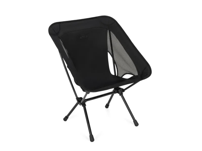 Helinox Chair One (RE), 145 kg, campingstol, 4 ben, 1,02 kg, aluminium, nylon, polyester, gummi, silikon, svart