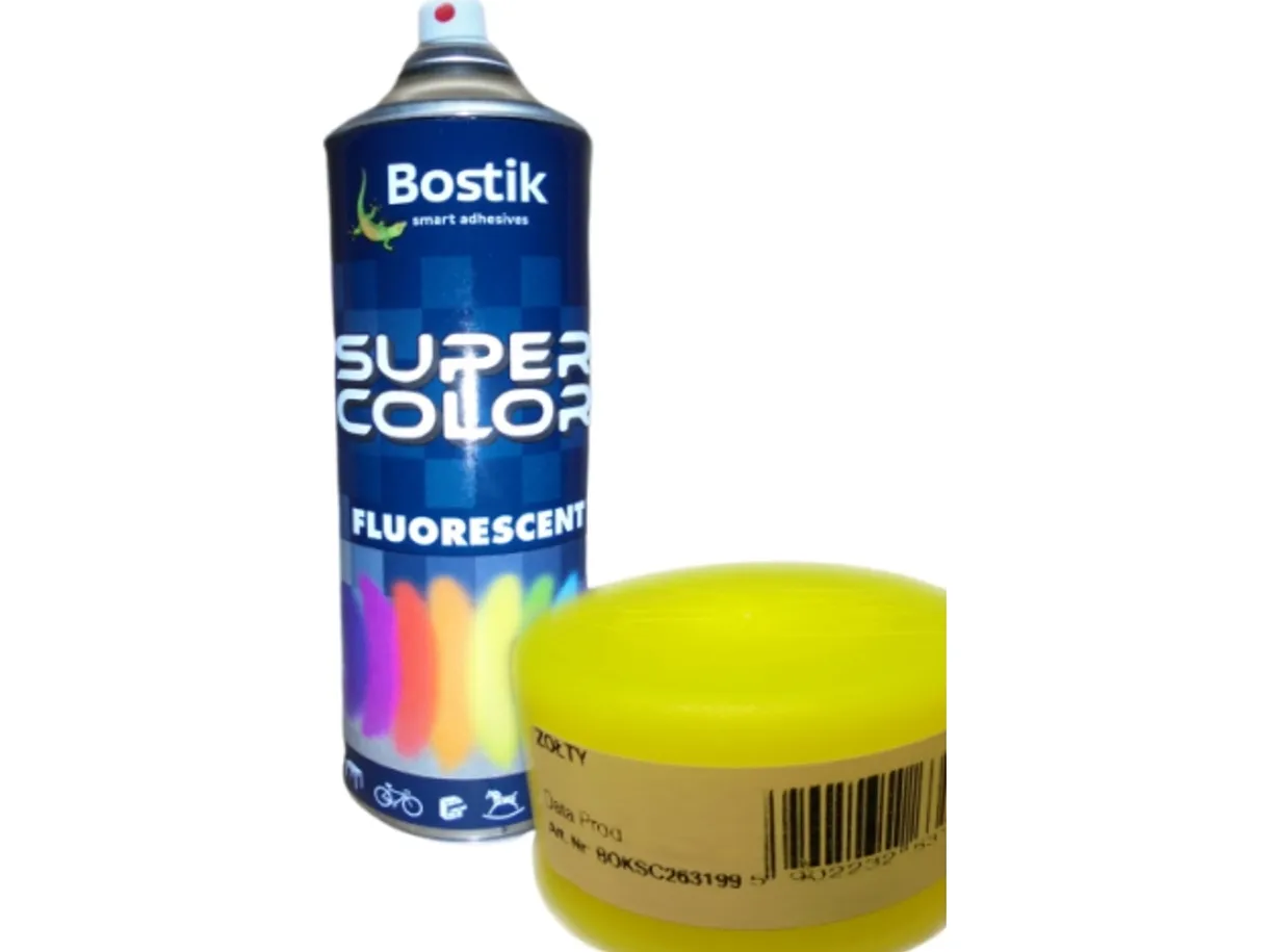 Dedra tilbehør til multifunksjonelle verktøy spraymaling fluorescerende SUPER COLOR gul 400 ml