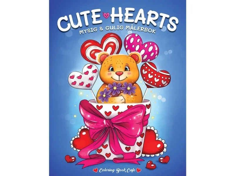 Malebok: Cozy Cute Hearts